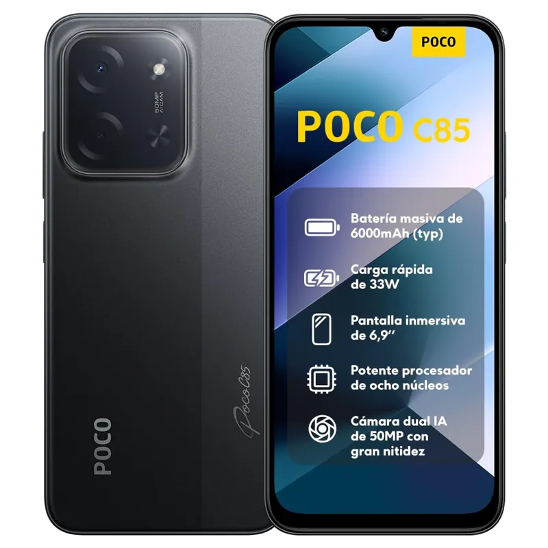 XIAOMI POCO C85 Smartphone de 6 + 128 GB