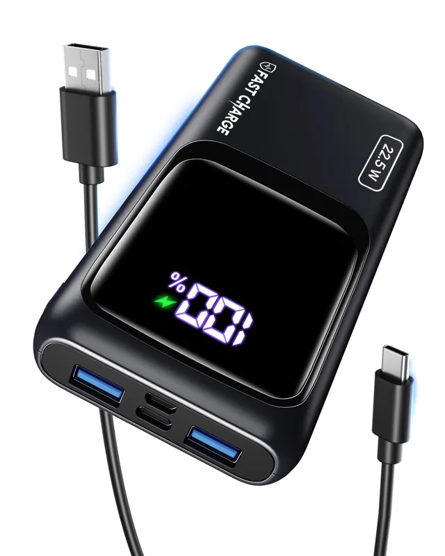 Coolreall Power Bank 20000 mAh, 22,5 W, LED, USB C PD3.0 QC4.0