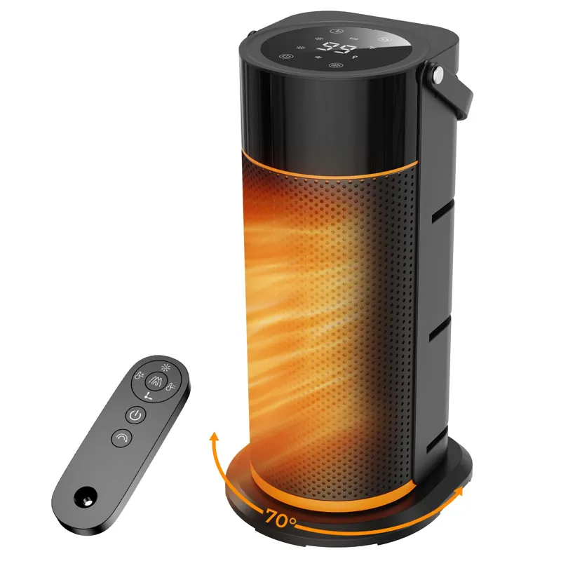 Aquecedor e Baixo Consumo Preto - 2000 W Cerâmica PTC