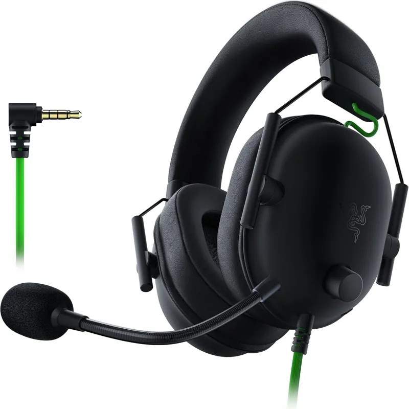 Razer BlackShark V2 X - Auriculares Gaming com Cabo e Controlador de 50 mm