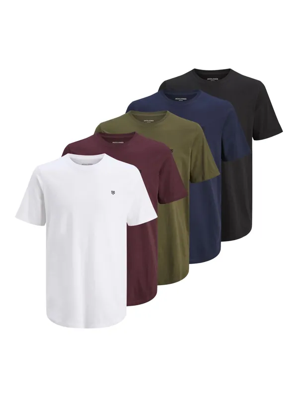 JACK & JONES Camiseta (Pack de 5)