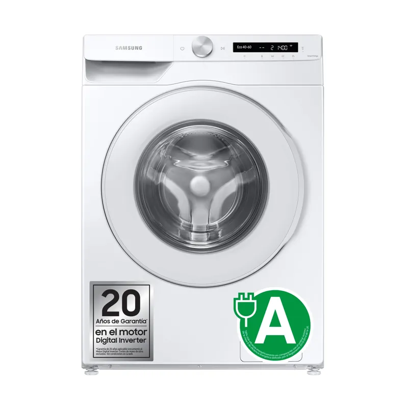 Máquina de Lavar Samsung AI 12 kg EcoBubble WW12T504DTW/S3