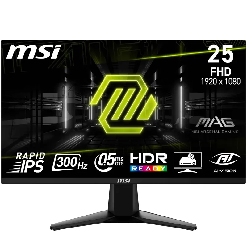 MSI mag 255XF Monitor FHD Gaming de 24,5", IPS 1920 x 1080 300 Hz