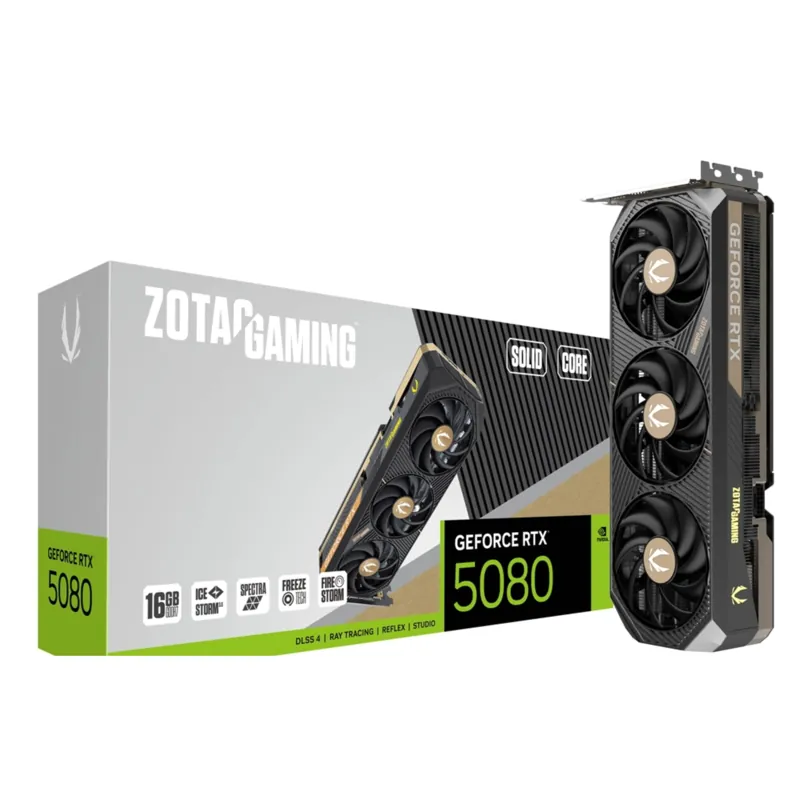 Cartucho de Vídeo NVIDIA GeForce RTX 5080 para Jogos