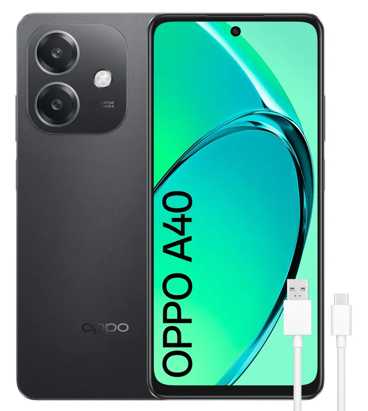 OPPO A40 Smartphone com Ecrã HD e Câmara de 50 MP