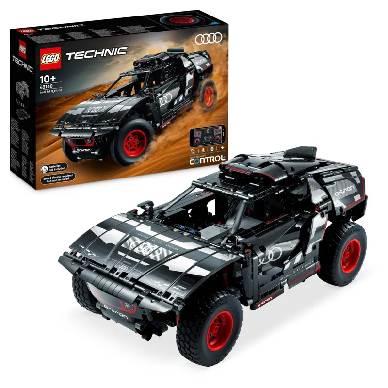 LEGO 42160 Carro de Rally Dakar Audi RS Q e-Tron - Brinquedo de Controlo Remoto