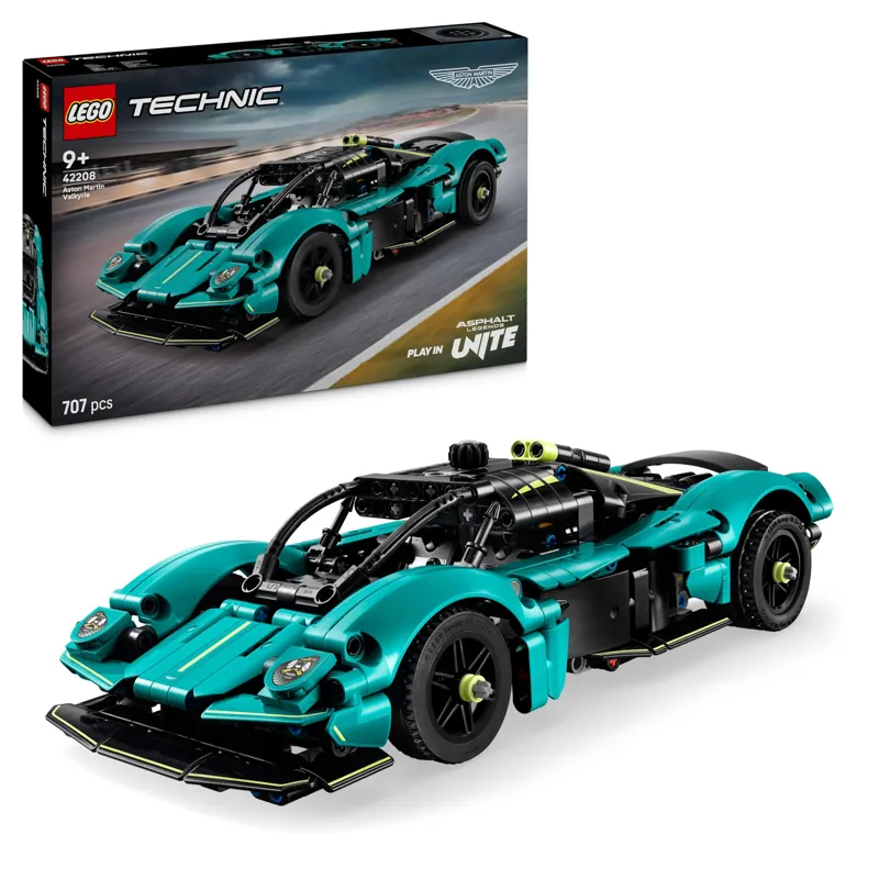 Kit de Maquete de Carro LEGO Technic Aston Martin Valkyrie para Crianças a partir dos 9 anos