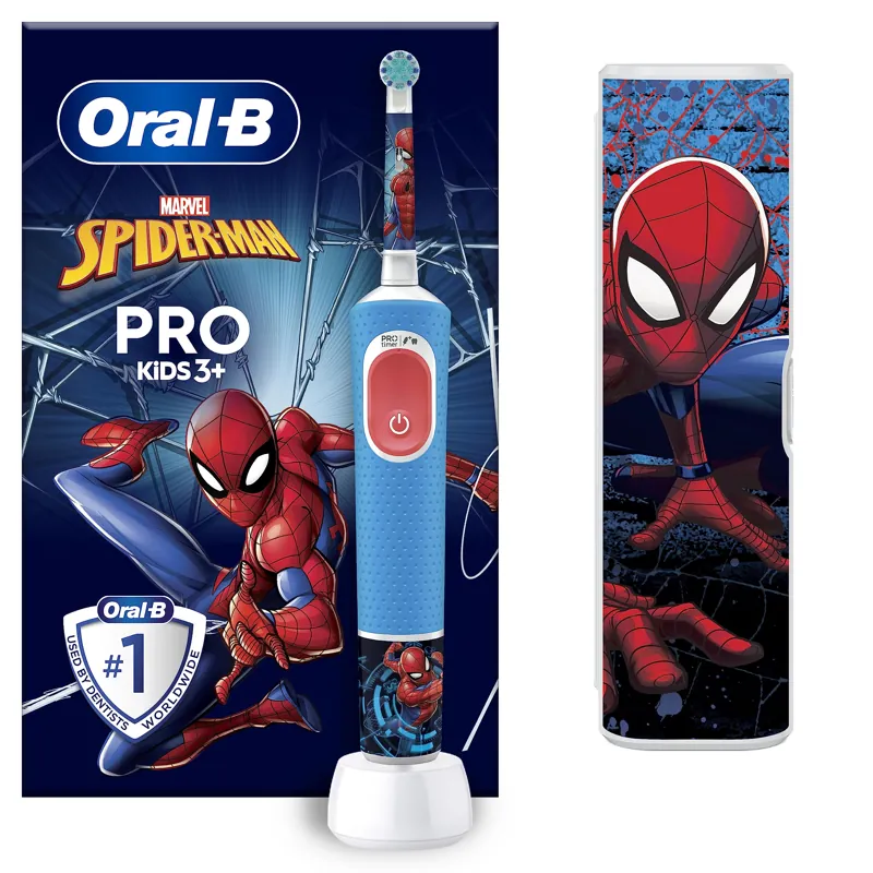 Escova de Dentes Elétrica Oral-B Pro Kids com Spider-Man
